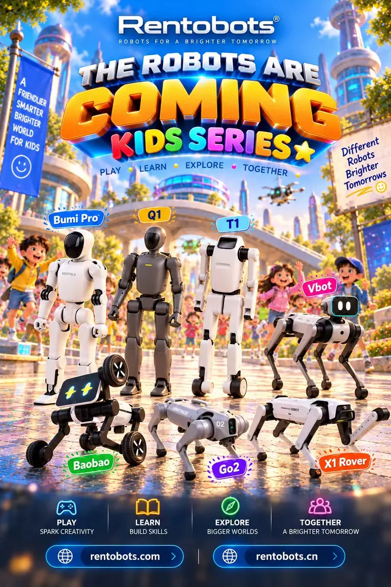 Rentobots kids series robots
